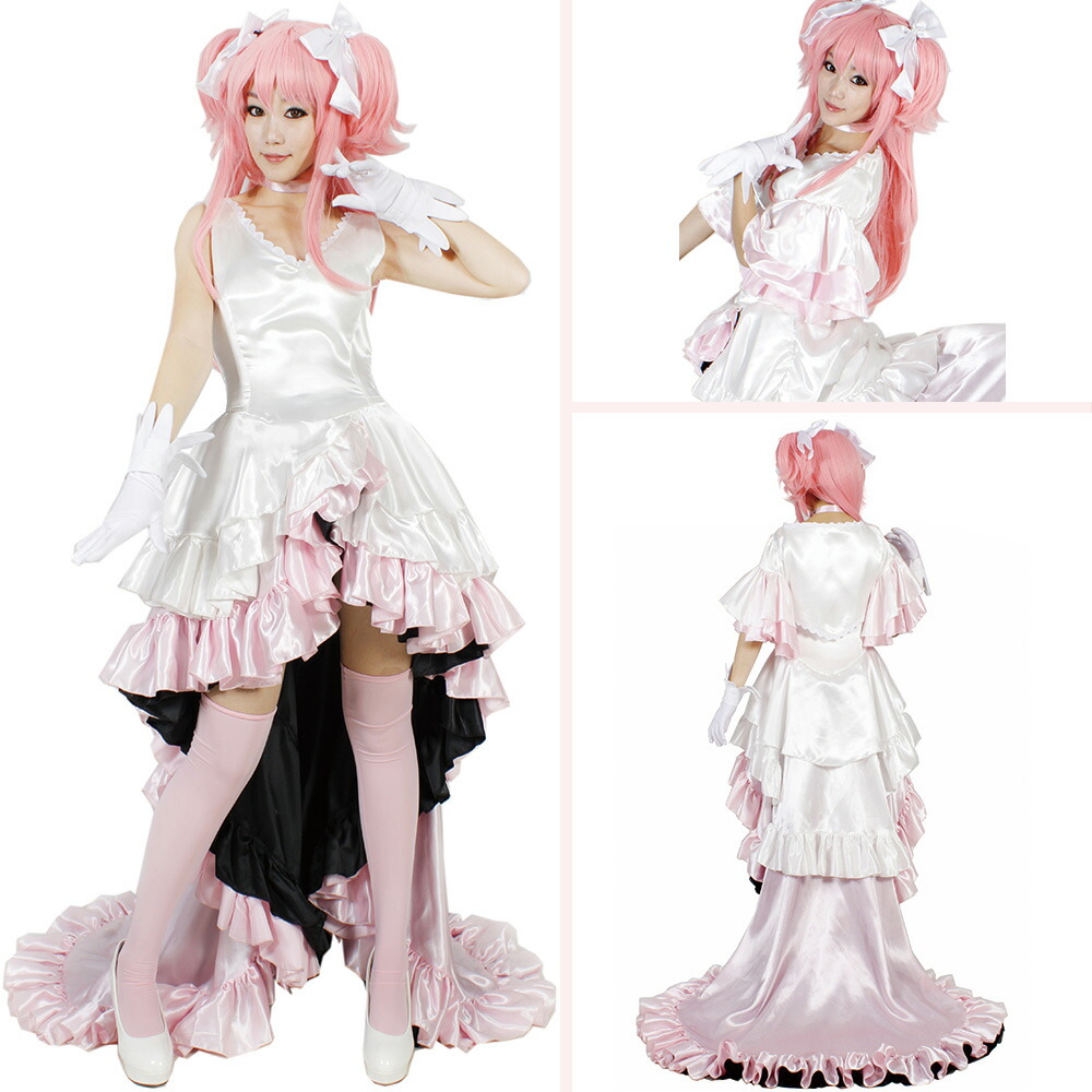 8192円 ※アウトレット品 コスプレ衣装 アルティメットまどか 女神まどか 6点セット
