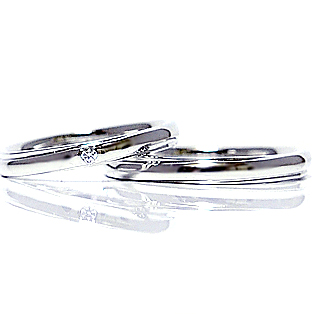 【楽天市場】ハードプラチナペアリング2本製作ツイストラインスラント甲丸メンズ＆レディース ペアリングpt950マリッジリング結婚指輪：CASHO
