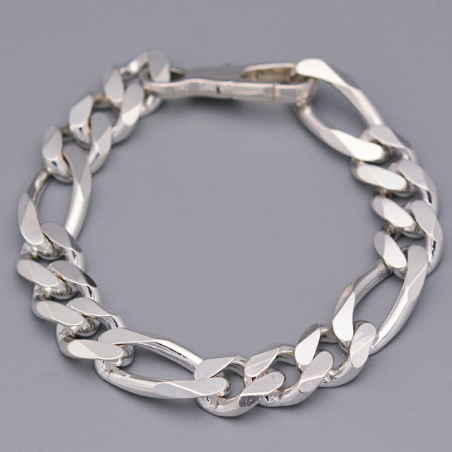 楽天市場】オーバルラウンドブレスレットLサイズsv925シルバー9mm*12mm