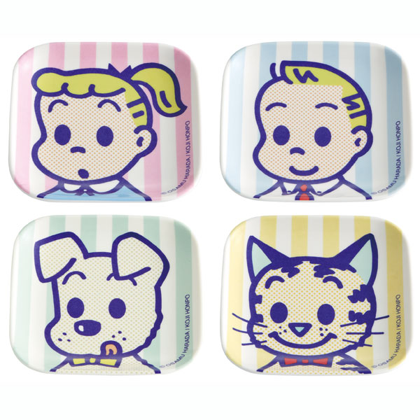 楽天市場 スケーター メラミン ミニプレート４枚セット オサムグッズ ｆａｃｅ フェイス 食器 小鉢 小皿 プレート お皿 取り皿 醤油皿 おやつ 食事 小物入れ キャラクター 原田治 スケーター公式ショップ