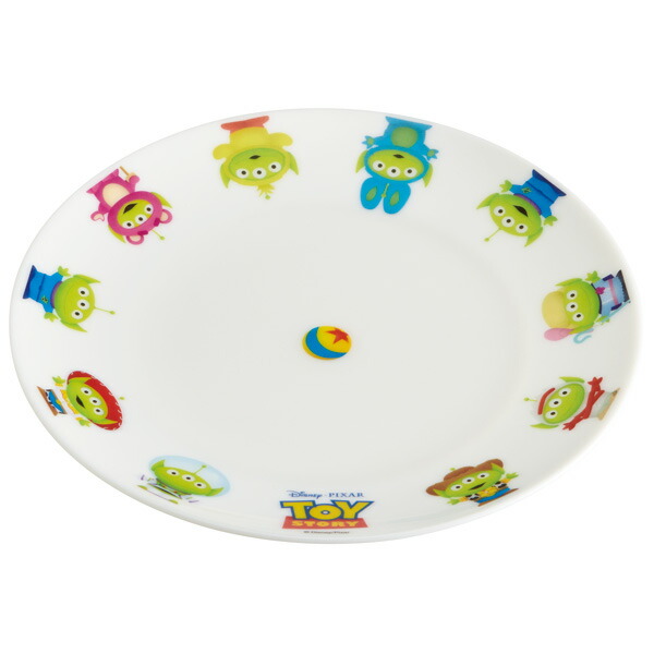 楽天市場 在庫処分価格 スケーター 薄肉メラミンプレート お皿 エイリアン コスチューム ホワイト 食器 プレート お皿 取り皿 食事 朝食 おやつ 丸型 丸皿 円形 メラミン食器 キャラクター食器 トイストーリー リトルグリーンメン ディズニー ピクサー