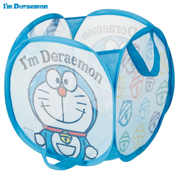 楽天市場 P10倍 4日 00 折りたたみ収納バスケット ｉ ｍ ｄｏｒａｅｍｏｎ 片付け おもちゃ入れ おもちゃボックス 整理整頓 お片付けボックス 収納箱 かわいい キャラクター I M Doraemon アイムドラえもん ドラえもん スケーター公式ショップ
