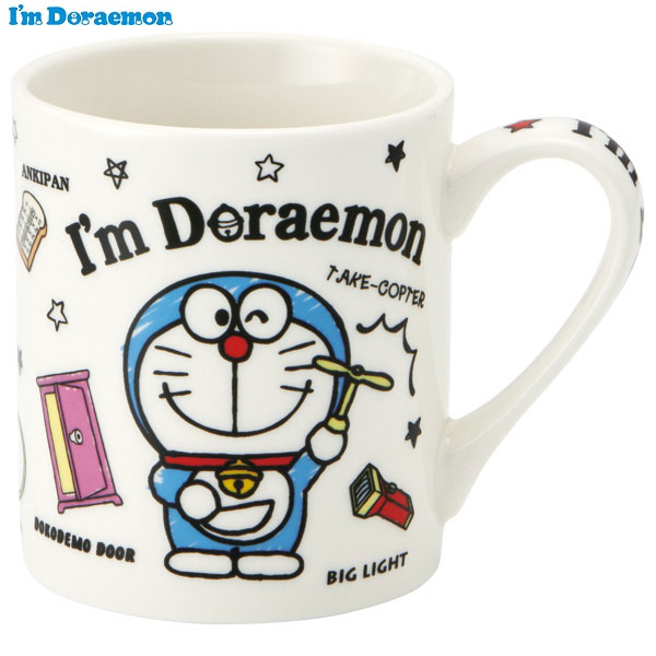 楽天市場 P10倍22日 00 陶器マグコップ ｓ ｉ ｍ ｄｏｒａｅｍｏｎ ひみつ道具 陶器製 陶製 陶磁器 マグ コップ カップ 小さめ 可愛い I M Doraemon アイムドラえもん ドラえもん スケーター公式ショップ