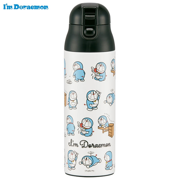 楽天市場 ロック付き ワンプッシュダイレクトステンレスマグボトル 500ml ｉ ｍ ｄｏｒａｅｍｏｎ 初期ドラえもん 水筒 お弁当 ランチ 通勤 通学 行楽 お出かけ 外出 就寝 飲み物 I M Doraemon アイムドラえもん ドラえもん スケーター公式ショップ