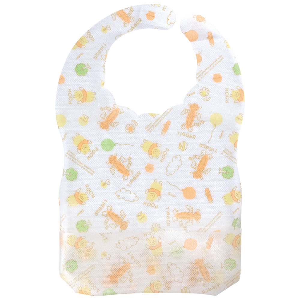 スケーター 不織布ベビーエプロン ごはん ベビーグッズ 食事 くまのプーさん 10枚入 ベビー用品