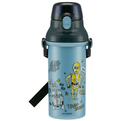 楽天市場 食洗機対応 子供用直飲み水筒 480ml Psb5san スター ウォーズ Doodles 子供 すいとう 子ども 子供用水筒 プラスチック製 軽量 人気 キャラクター Star Wars スターウォーズ スケーター公式ショップ