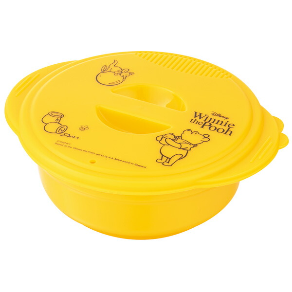 [〜8月11日まで P20倍]即席ラーメンメーカー POOH honey //電子レンジ レンジ調理器 便利 簡単 火を使わない かわいい くまのプーさん Disney ディズニー// スケーター【電子レンジ調理 楽チン！シリーズ】画像