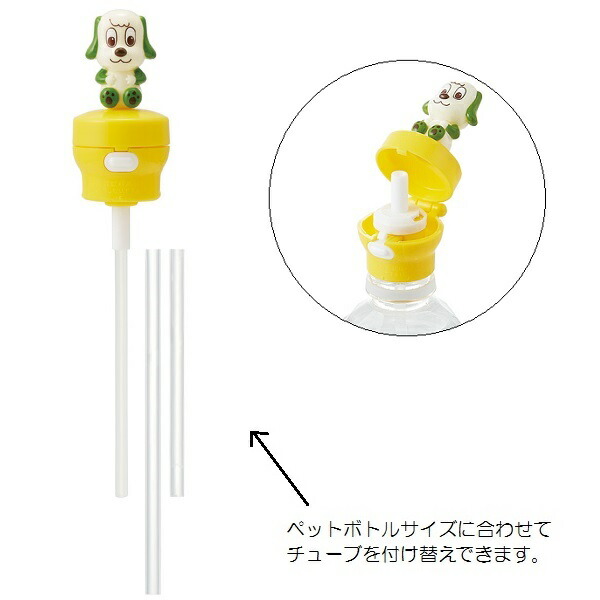 楽天市場 スケーター 50 Off マスコット付きストローホッパーキャップ いないいないばあっ ペットボトルストロー ワンプッシュオープン ストロー飲み 可愛い キャラクター ワンワン スケーター公式ショップ