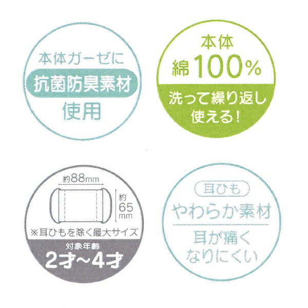 楽天市場 P10倍 4日 00 11日01 59 ベビー用 ガーゼマスク ３枚入り ｉ ｍ ドラえもん ひみつ道具 花粉 花粉症 ほこり対策 風邪 咳 予防 衛生 ベビーマスク ガーゼ 洗って繰り返し使える 抗菌防臭 キャラクターマスク サンリオ Sanrio 小さめ スケーター株式