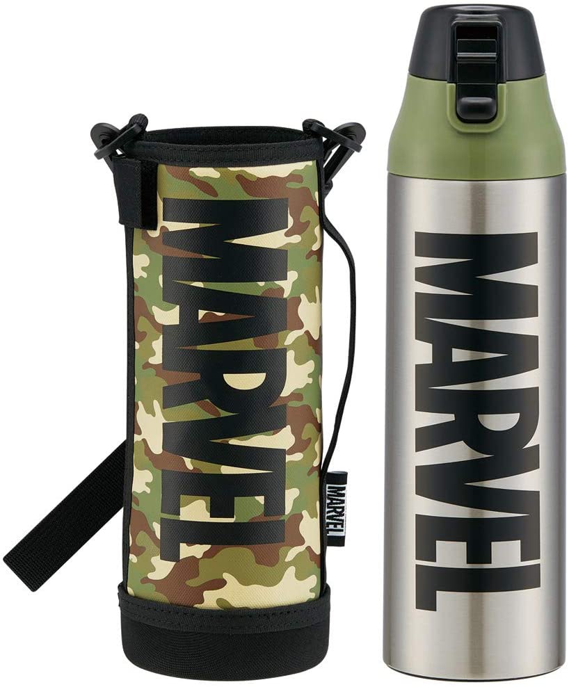 楽天市場 P10倍24日 00 カバー付き 水筒ステンレス ワンタッチ ダイレクトボトル 990ml 直飲み 保冷 キッズ おすすめ 小学生 子供用 ランキング キャラクター Marvel スヌーピー となりのトトロ すみっコぐらし ミニオンズ こども Ksdc10s スケーター スケーター