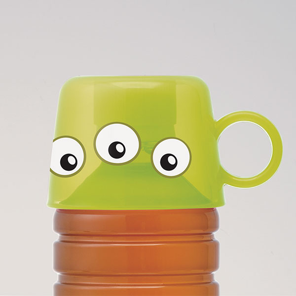 楽天市場 ペットボトルキャップコップ エイリアン フェイス ペットボトル コップ コップ飲み アイデア商品 キャラクターグッズ トイストーリー リトルグリーンメン ディズニー Disney スケーター公式ショップ