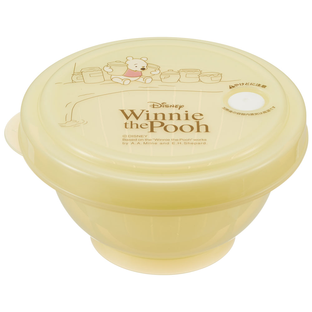 お茶碗 型 薄肉 保存容器 S ご飯 保存 容器 冷凍 冷凍ごはん容器 電子レンジ スケーター RGO1 くまのプーさん Cafe プーさん Pooh 女性 レディース【食洗機対応 レンジ対応 冷凍保存 冷凍ご飯 冷凍ご飯容器 冷蔵 便利 キッチン用品 お米 米 温め 】画像