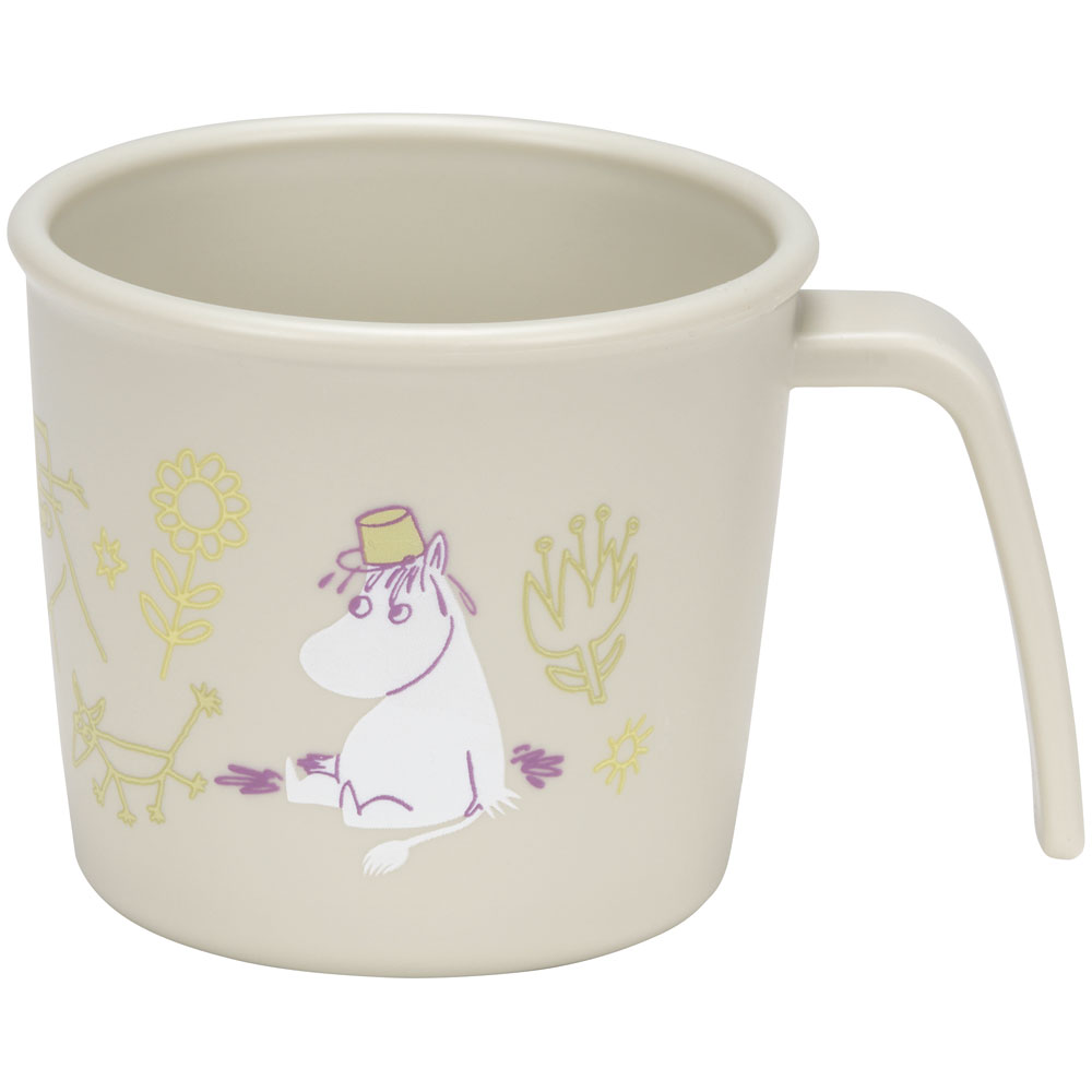 [12月12日〜1月16日 P20倍]食器 ベビー 離乳食 コップ カップ 持ち手 食洗機対応 電子レンジ 抗菌 赤ちゃん skater スケーター XP21AG ムーミン Moomin リトルミイ 男の子 女の子【割れにくい キッズ おしゃれ 持ちやすい 日本製 幼児】画像