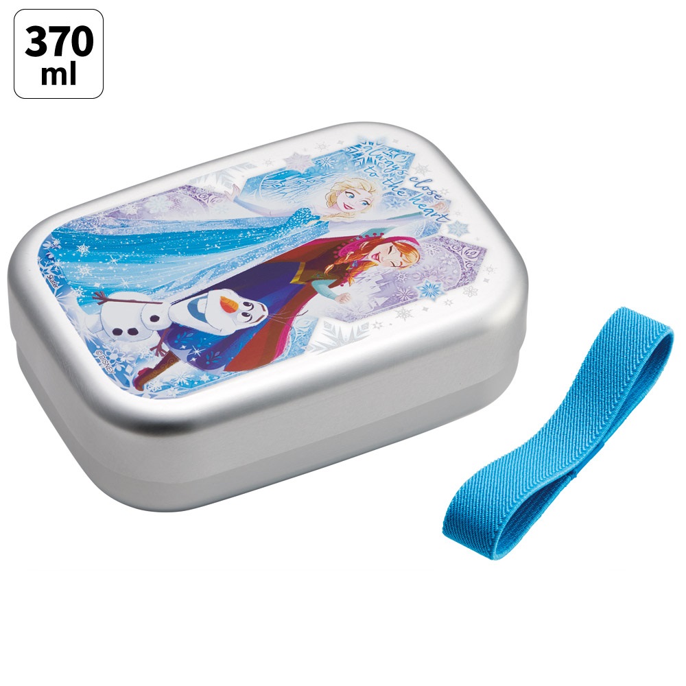 [1月16日〜2月20日 P10倍]アルミ 弁当箱 中子 付 子供 370ml ランチベルト 付き 保温庫 対応 skater ALB5NV スケーター アナと雪の女王 25年 アナ雪 ディズニー 女の子 女子【アルミランチボックス キッズ お弁当箱 ランチ お弁当 入園 かわいい】画像