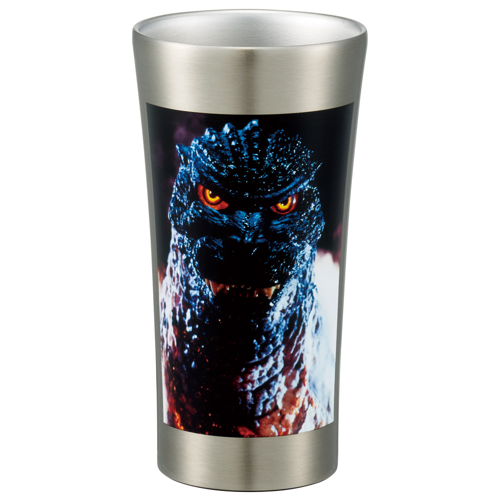 [1月16日〜2月20日 P10倍]タンブラー おしゃれ 保温 保冷 ステンレスタンブラー 400ml キャラクター グッズ skater スケーター STB4N ゴジラ 1995 Godzilla グッズ【コップ 割れない プレゼント ギフト 2000円 お返し 小学生 食器】画像