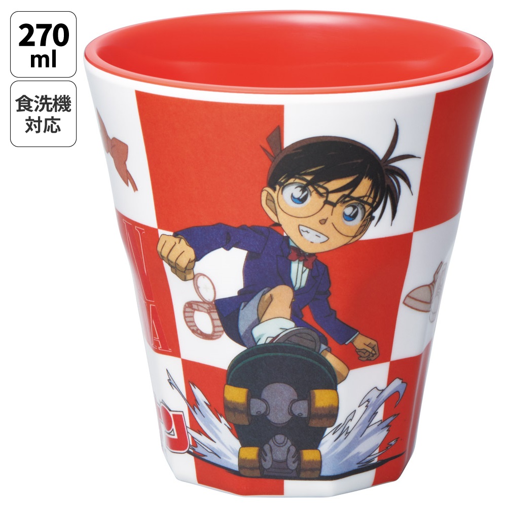 [3月3日〜3月15日 P20倍]スケーター メラミンカップ キャラクター メラミンコップ メラミン 子供 割れにくい コップ skater MTB2 名探偵コナン 江戸川コナン グッズ【食洗機対応 カップ 取っ手なし タンブラー メラミンタンブラー】画像