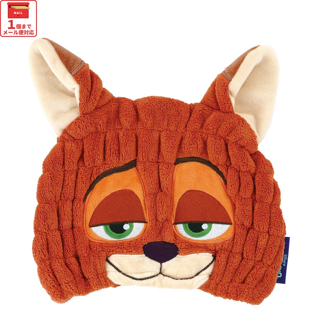 [3月3日〜3月15日 P10倍]# スケーター タオルキャップ 子供 スイミング キッズ 吸水 タオル マイクロファイバー skater TOC11 ズートピア ニック ディズニー Disney【吸水速乾 海 海水浴 プール お風呂上がり かわいい おしゃれ ギフト】画像