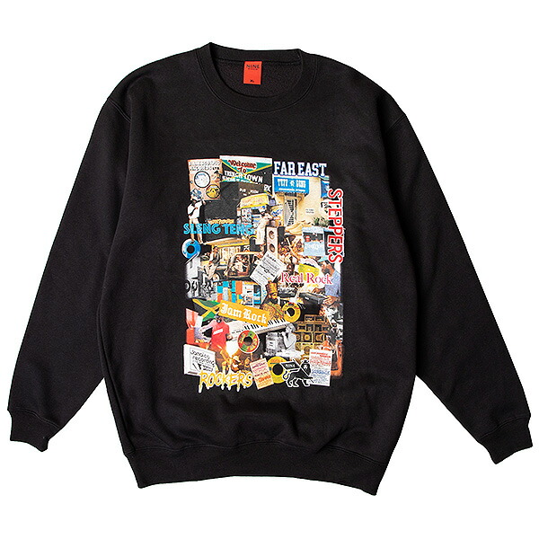 ナインルーラーズ トレーナー 送料無料 Nine Rulaz Line Reggae Collage Crew Neck クルーネック スウェット 裏起毛 Nrl メンズ レディース ストリート レゲエ ダンスホール Reggae コラージュ おしゃれ プレゼント M Xxl 全2色 Nraw21 009 Deerfieldtwpportage Com