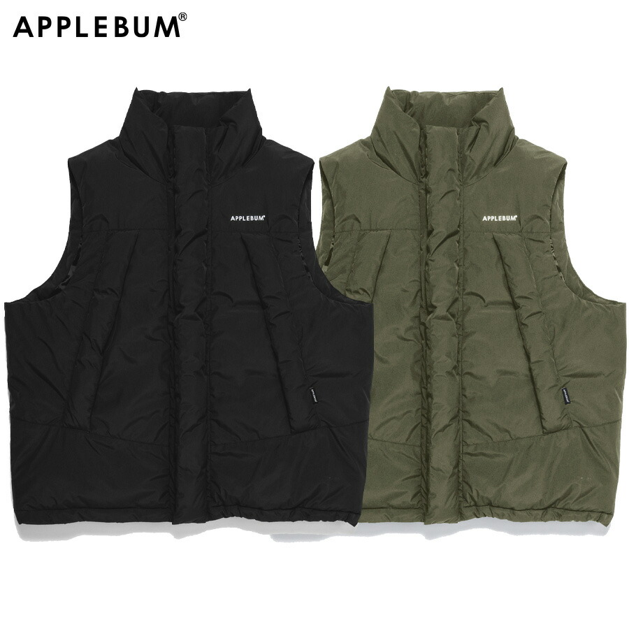 楽天市場】アップルバム ベスト APPLEBUM Fleece Full Zip Vest メンズ  