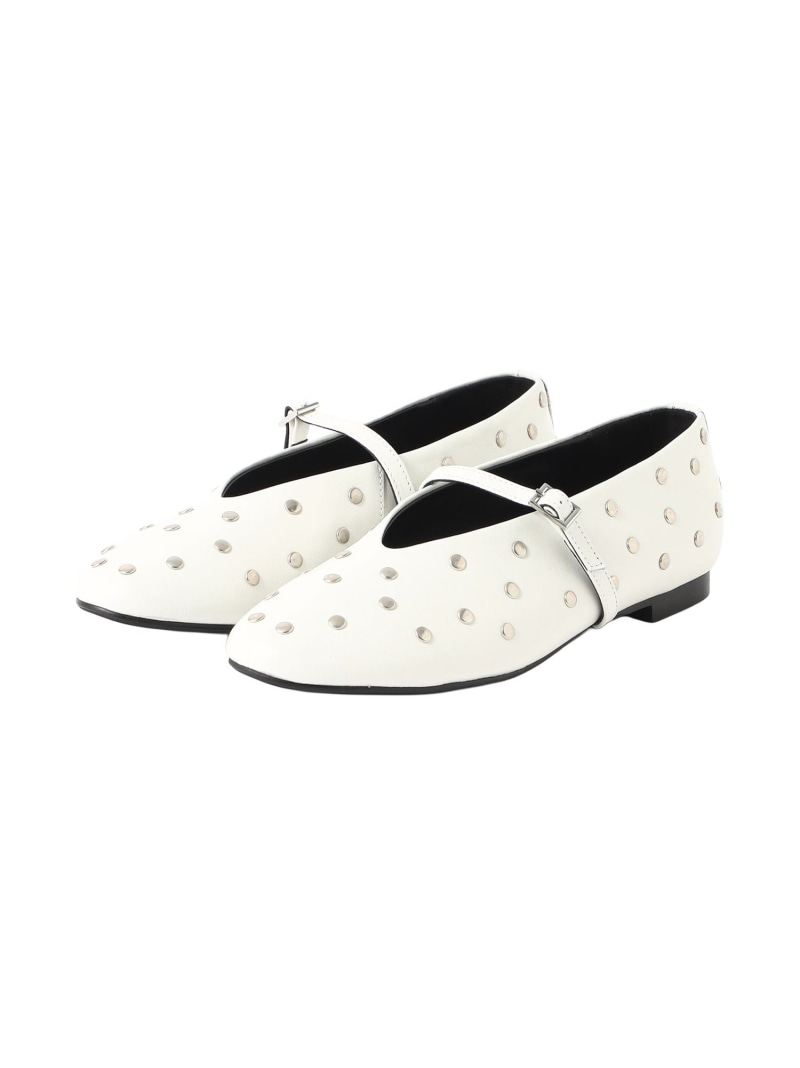 【REMME】Dot Flats Shoes CAST: キャスト コロン シューズ・靴 その他のシューズ・靴 ホワイト ブラック【送料無料】[ Fashion]