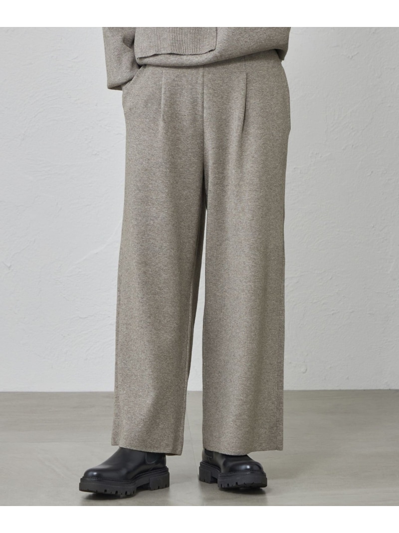 【SALE／40%OFF】【セットアップ相応う】ニットタックパンツ CAST: 役をつける コロン ズボン下 余分の物のズボン下 白いこと 米国海軍 薄墨色【RBA_E】【貨物輸送無料】[ Fashion]
