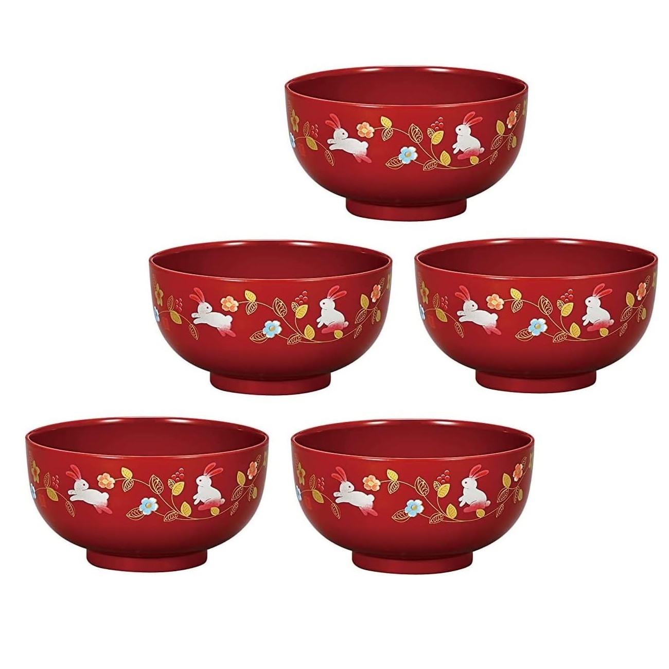 楽天市場】山中塗 多用丼5客揃 22855 送料無料 : ギフトのお店