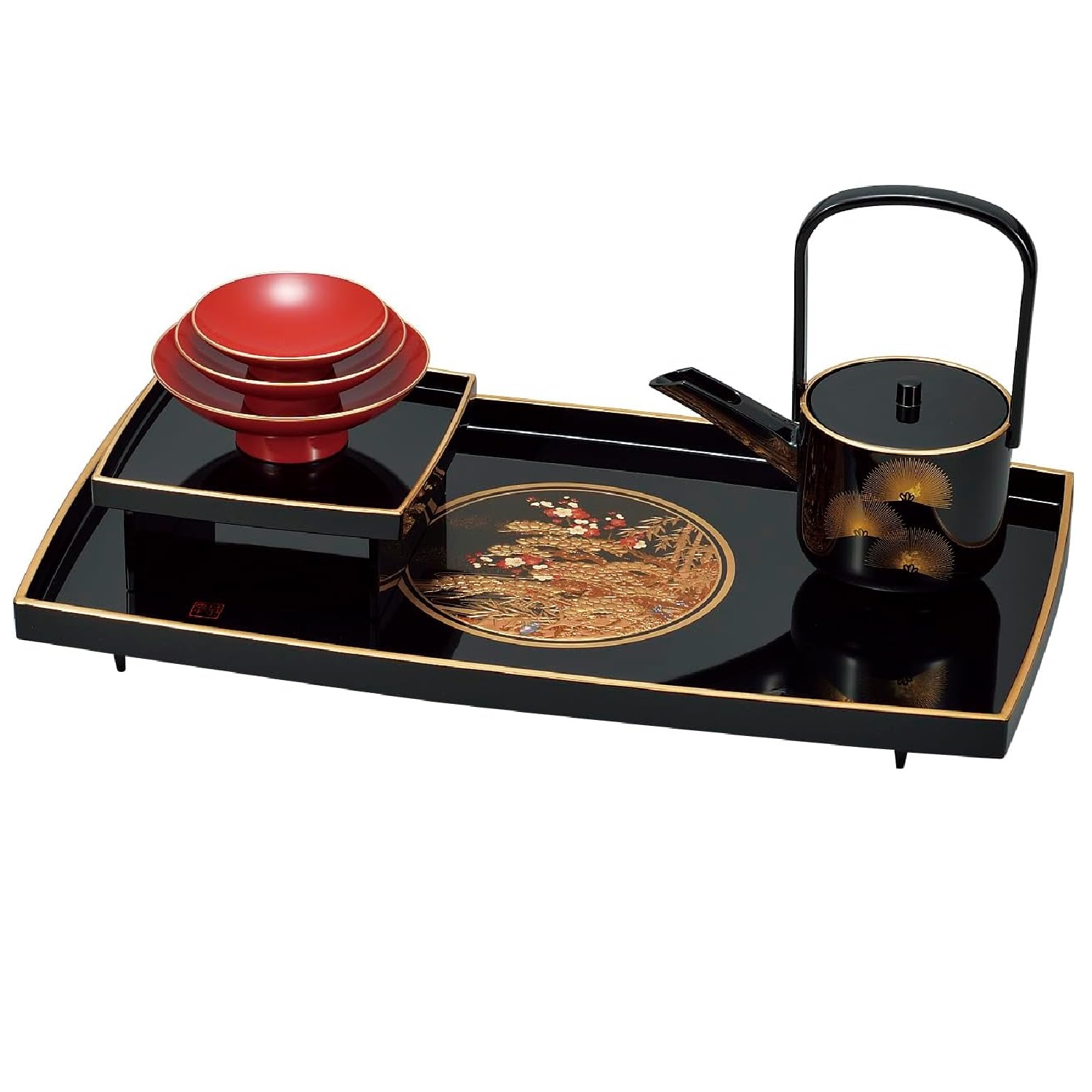 山中漆器 松竹梅 屠蘇器