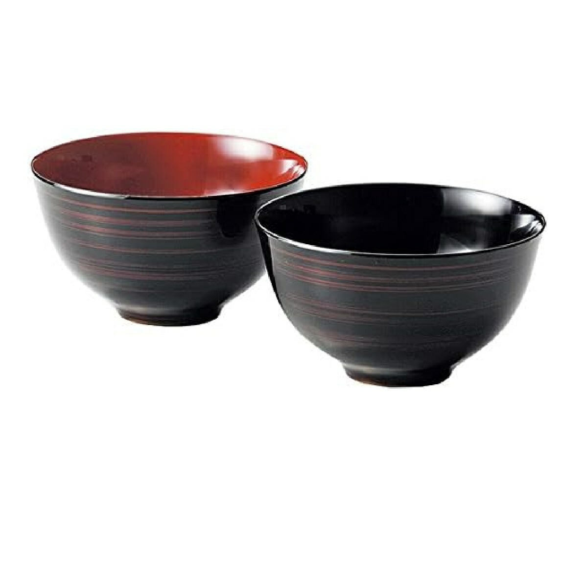 越前漆器 越前塗り 彩波 大椀ペア 白檀