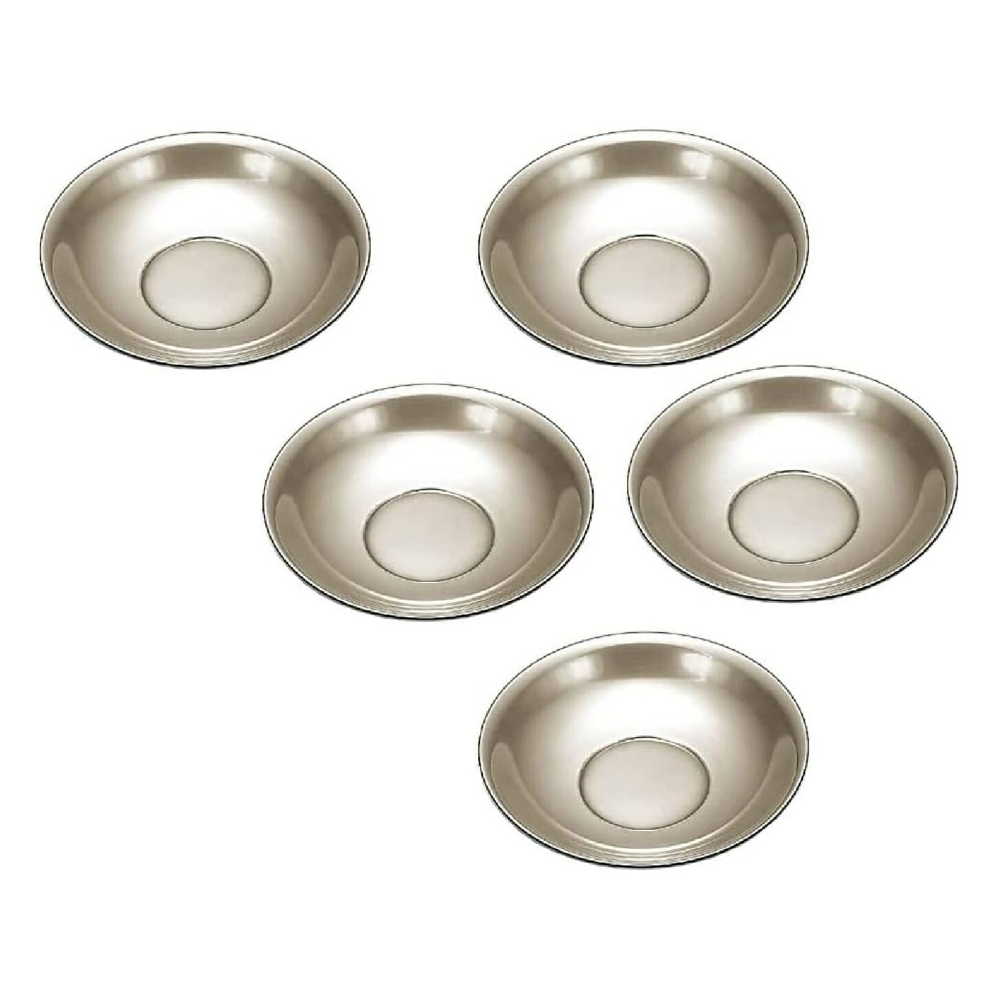 越前漆器 漆遊館 越前塗り 銀地 4.2寸 だるま茶托 (5枚組)｜虹八-Kohya- 10,008円