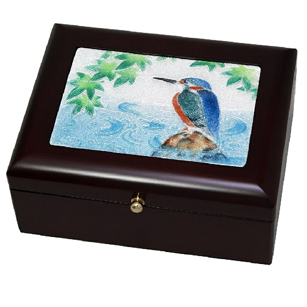 彩光舎 七宝焼き オーバーナイトBOX(小) フクロウ 119-02