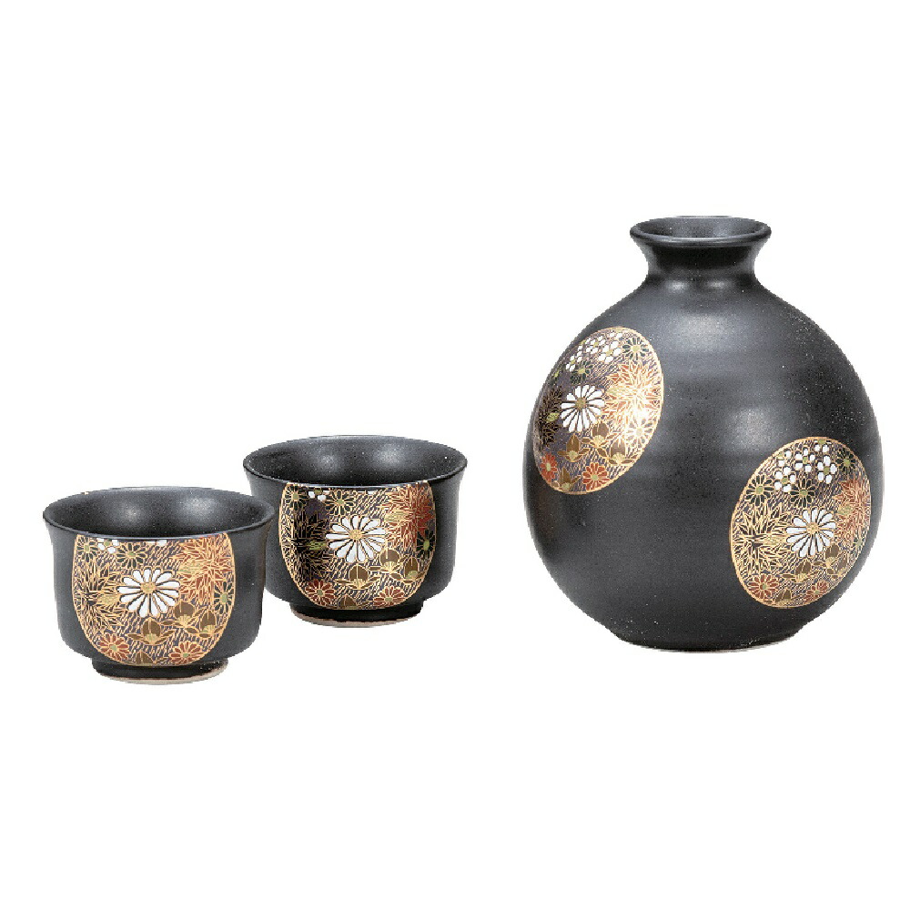 楽天市場】九谷焼 晩酌酒器 金箔彩 ＜和食器 酒器 徳利 ぐい呑み 人気