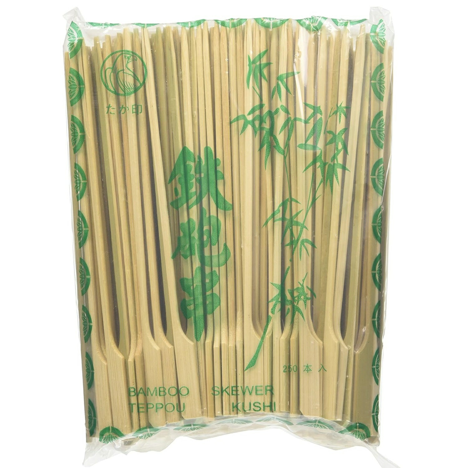 竹串 ライフル銃串（中割）18糎 1250本（1袋250本入×5袋）＜御役目備品 御厨子所 焼き鳥 串揚げ 和食 飲食店 赤ちょうちん＞
