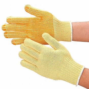 【10双セット販売】おたふく手袋 スーパーアラミド手袋 スベリ止付　809 【サイズ】フリー｜虹八-Kohya-