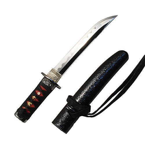 模造刀剣【匠シリーズ】 NEU-154 博多藤四郎 短刀 全長：35.5センチ、刃渡：20.5センチ、柄長：11センチ、重量：約295グラム（鞘を払って）