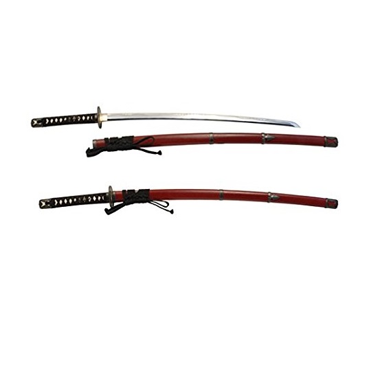楽天市場】模造刀剣 半太刀拵 志津三郎兼氏 Type KOGARASHI 暗朱石目鞘