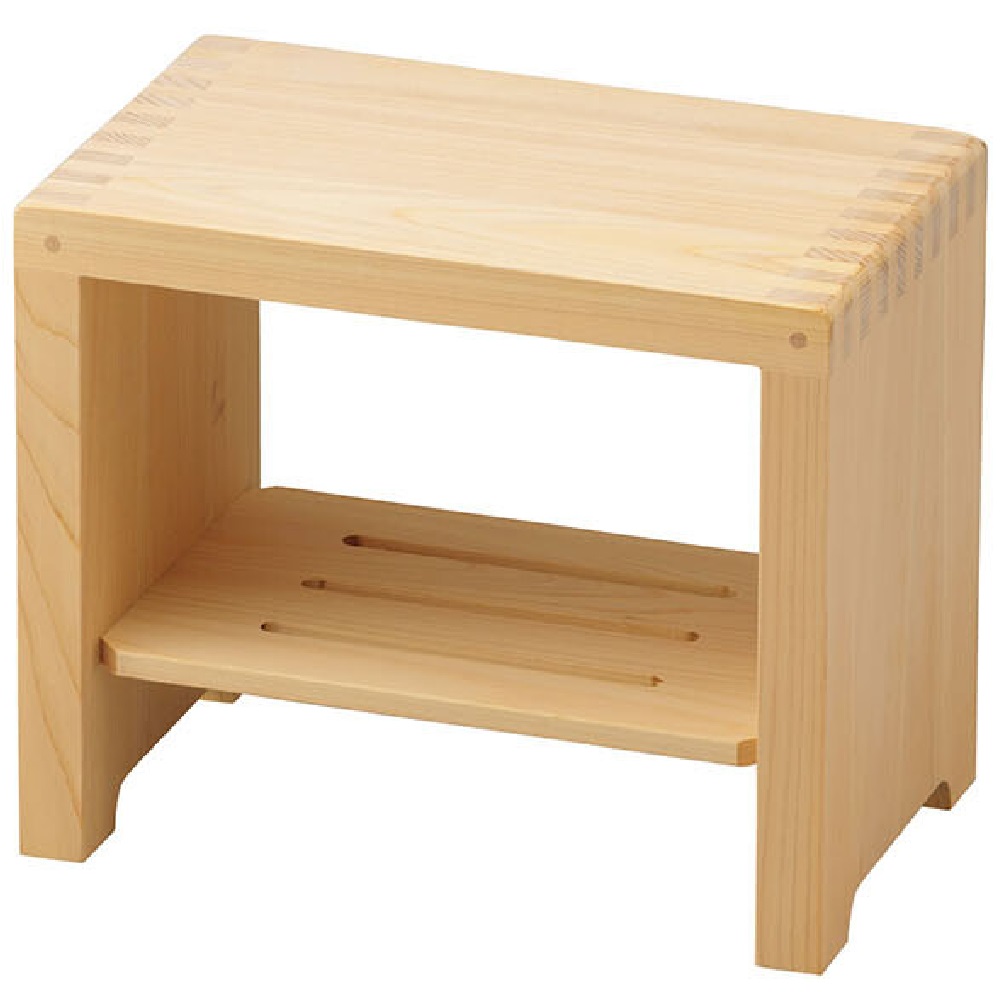 WOOD WORK ひのき箱型風呂居敷き（小）ちょっとした海水浴場はたご屋人となりを ご住みかで。