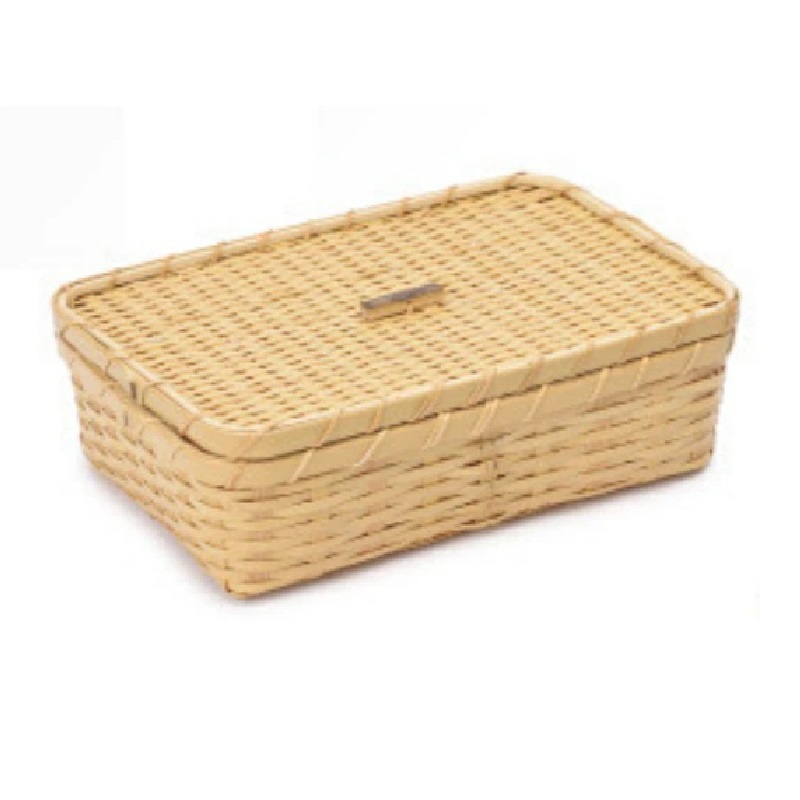 別府手工芸品  ゴザ目弁当箱（小） 弁当箱・水筒-大人用弁当箱-弁当箱・弁当袋