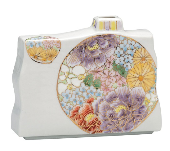 日本の言い慣わし芸術品【九谷焼】5号一輪生 雅華 意気ごみ窯