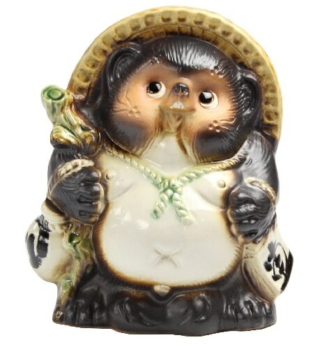 楽天市場】たぬき置物開運狸信楽焼き 福狸置物 開運狸 : 園芸百貨店