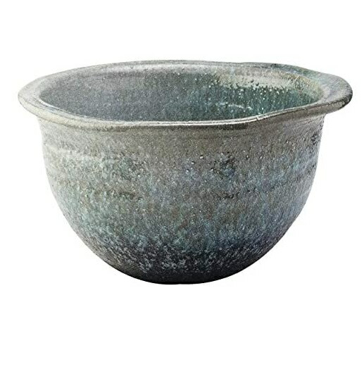 信楽焼 緑釉水鉢 16号