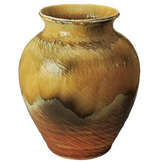 信楽焼 萌黄ひねり大壺・20号（全高61cm×全幅51珊）