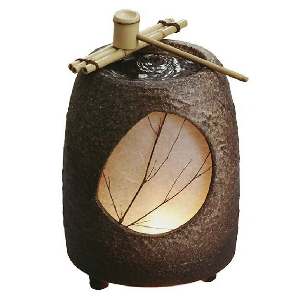 楽天市場】つくばい 循環式 モーター付き 照明具 おしゃれ 人気