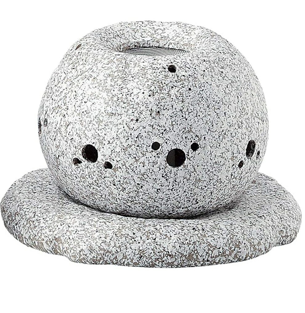 九谷焼　豆香炉花園 九谷焼 豆香炉花園 3.5号香炉 本金花詰/真山