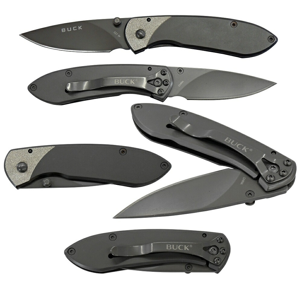 バックナイフ BUCK　327TTS ノーブルマン チタンコート