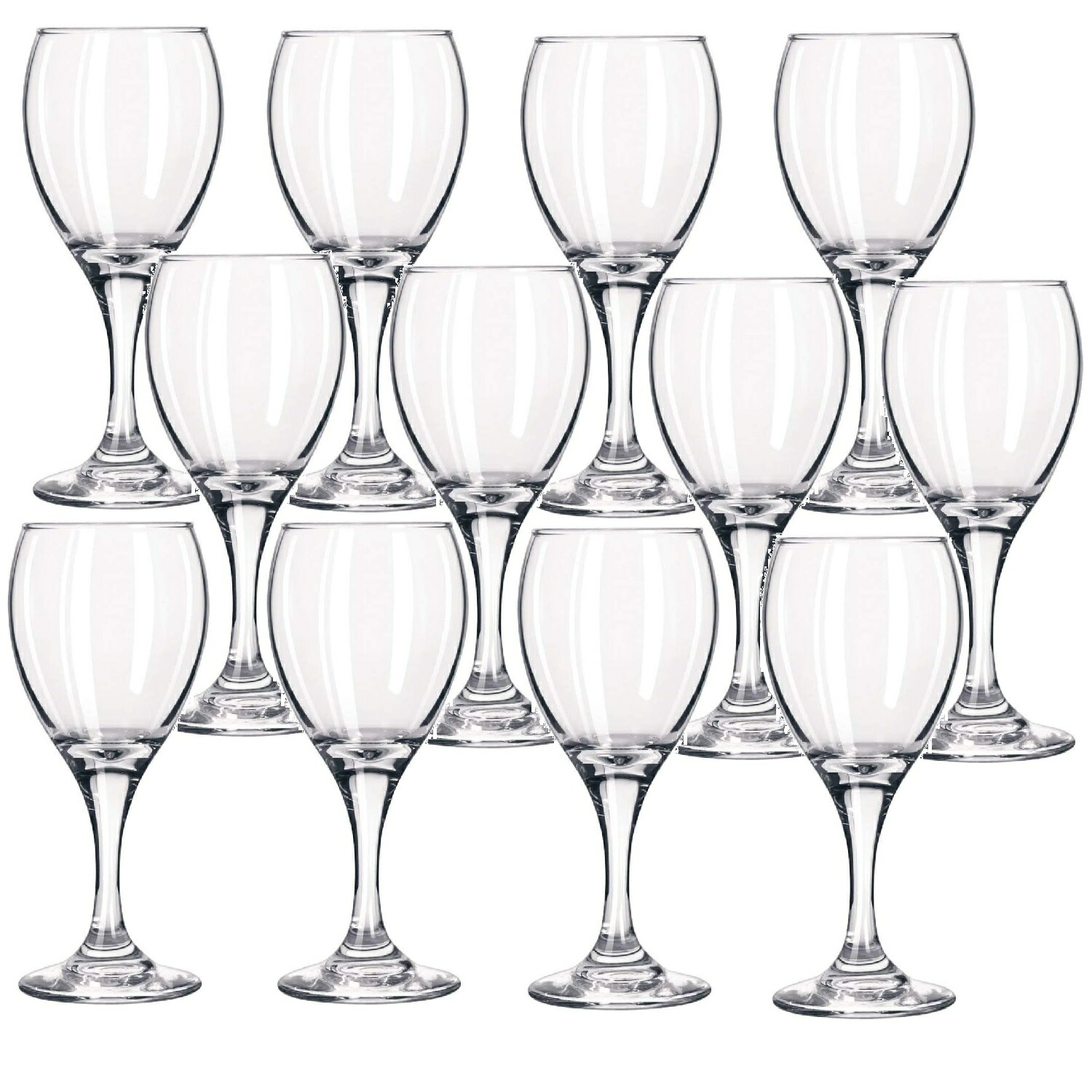 【12客組】Libbey(リビー) ティアドロップ 3965(252ml) ワイングラス