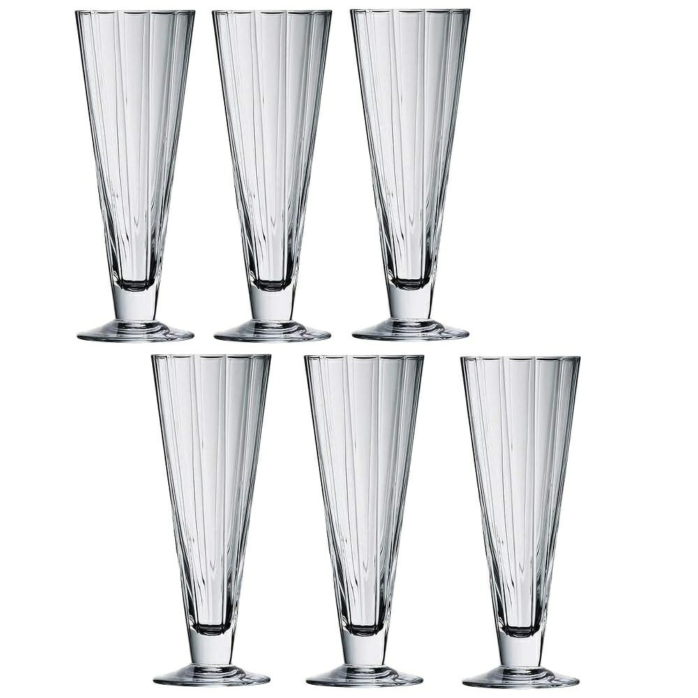 【6客組】モールピルスナー300(300ml) デザート・パフェ・ビールグラス｜虹八-Kohya-
