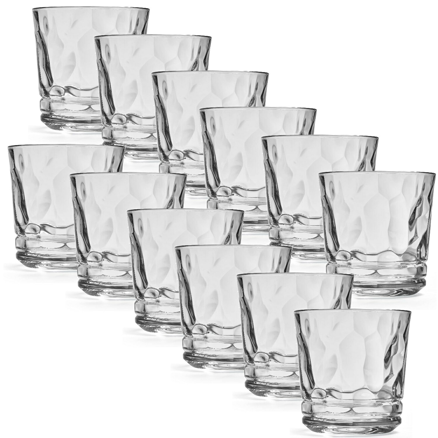 【12客組】Libbey(リビー) ジエチルエーテル鍵を掛けるDOF(320ml)  鍵を掛ける水呑み