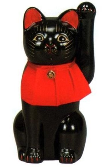 楽天市場】【送料無料：常滑焼】 招き猫（白福猫）右手 福 7号（高さ