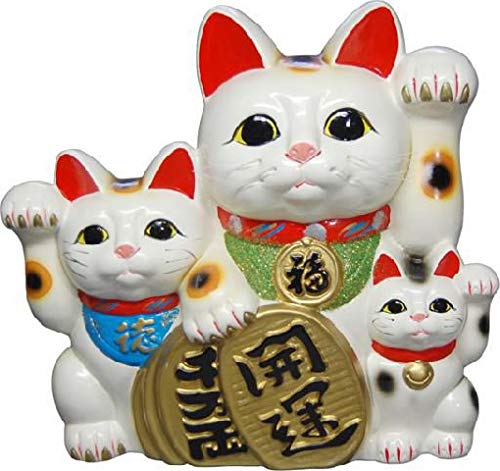 楽天市場】常滑焼招き猫 大入猫8号 (3167-2-86) 愛知県の工芸品