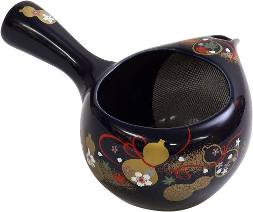 美濃焼 茶葉の広がりが良く分かるちゃーみる(フタなし急須) 晶光作　六瓢　400ｍｌ